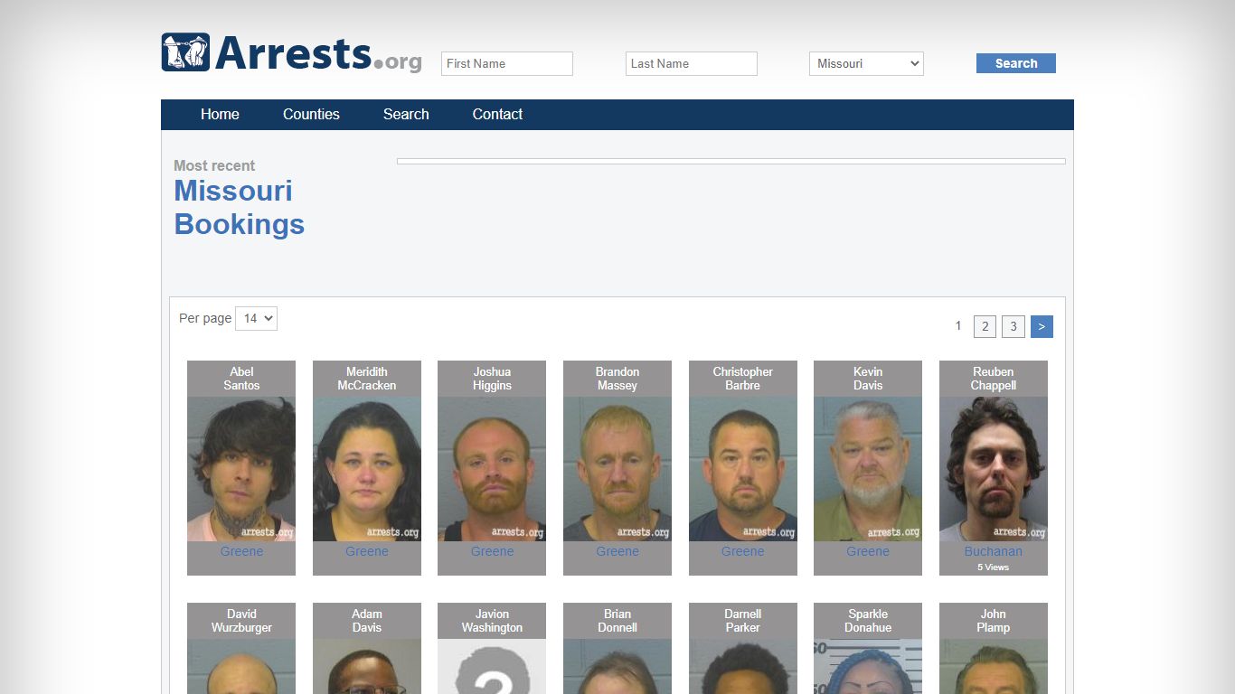 Missouri Arrests and Inmate Search